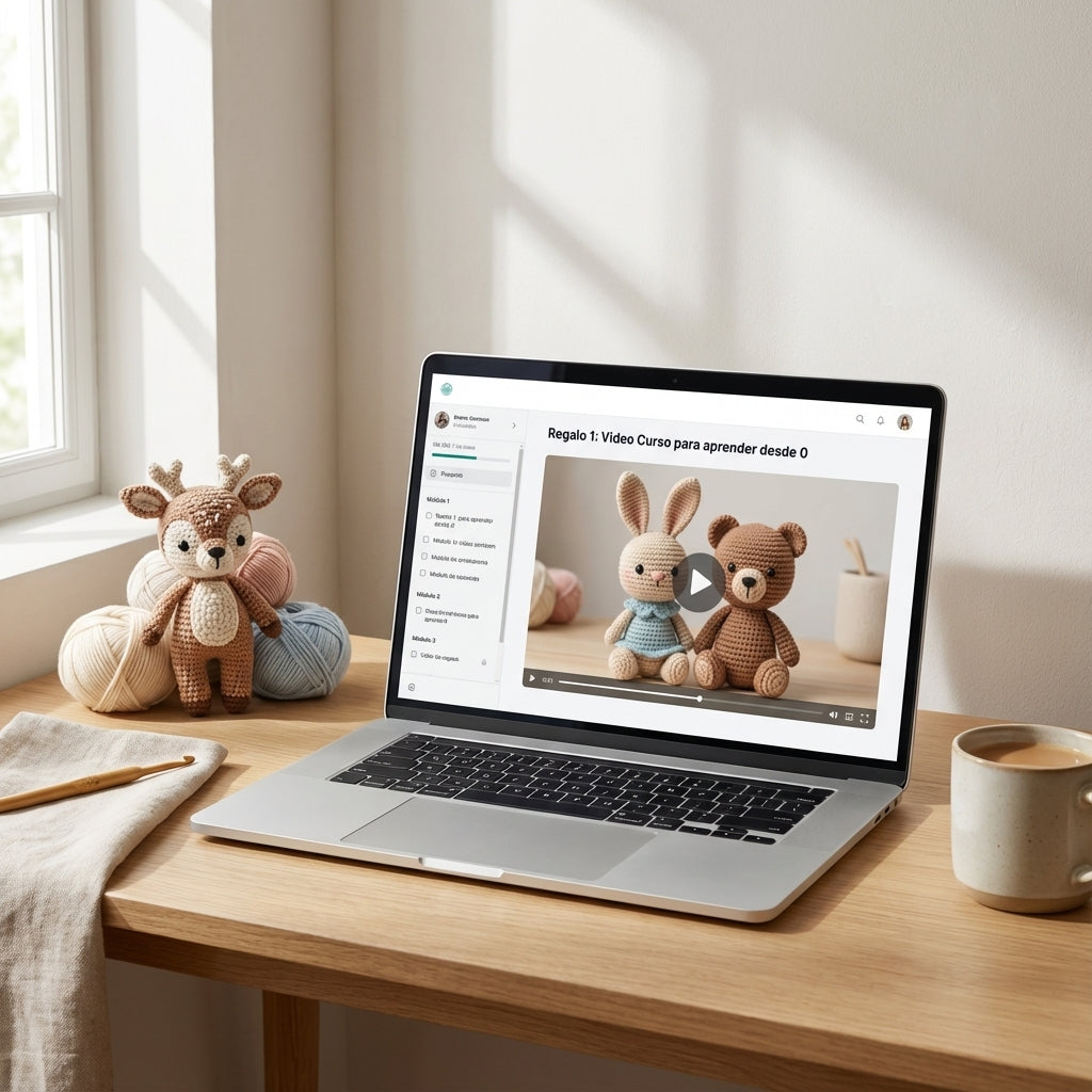 💻Video Curso: Aprende Amigurumis Paso a Paso