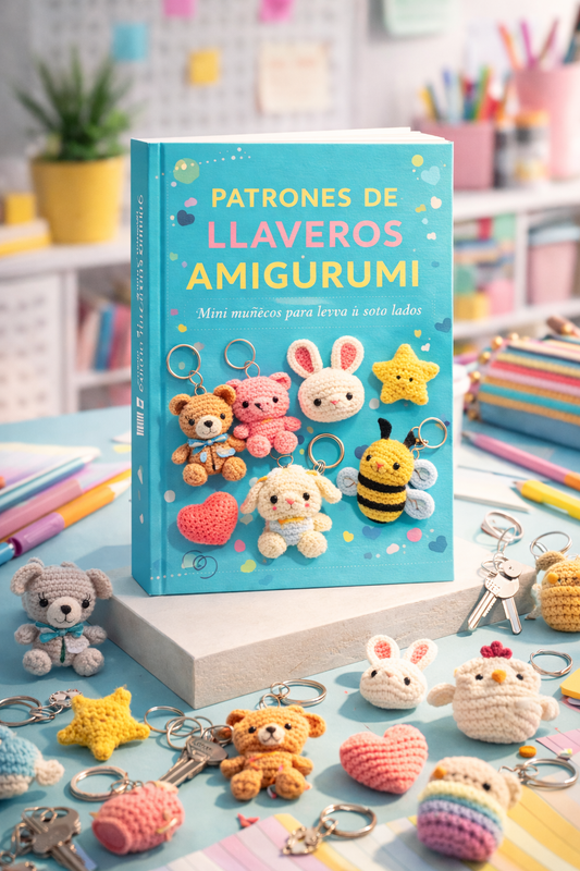 🧶Biblioteca VIP de Llaveros a Crochet